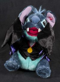 Disney Lilo Stitch Vampire Musical Animated Plush SEE VIDEO